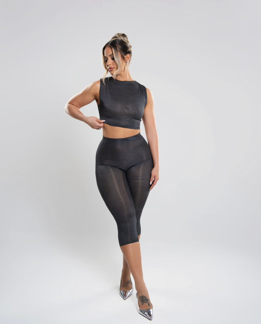 Capri Set -Charcoal